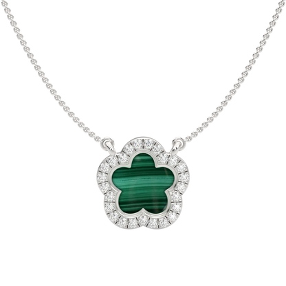 White Gold-Ethereal Thread Petal Lab-Grown Diamond Necklace_view=TOP