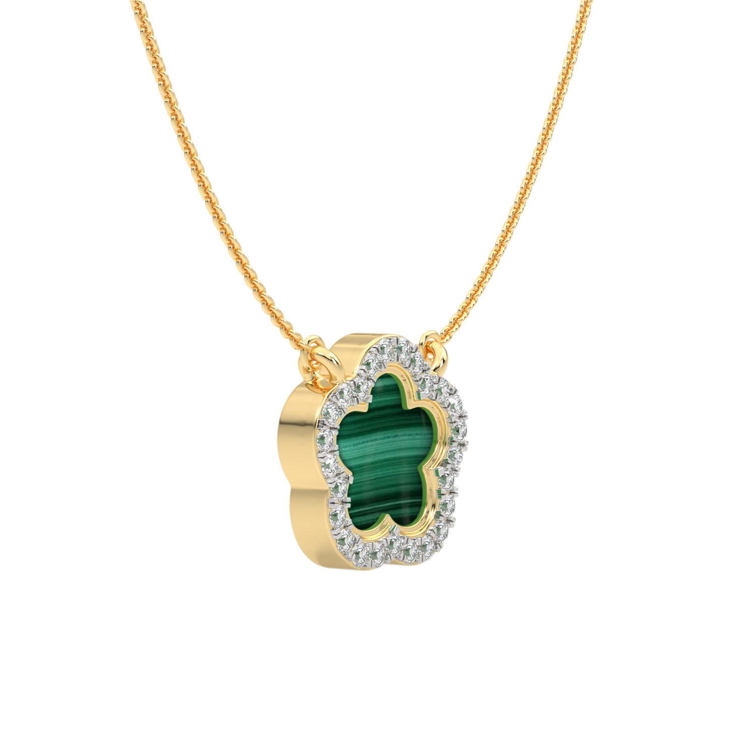 Yellow Gold-Ethereal Thread Petal Lab-Grown Diamond Necklace_view=3DV