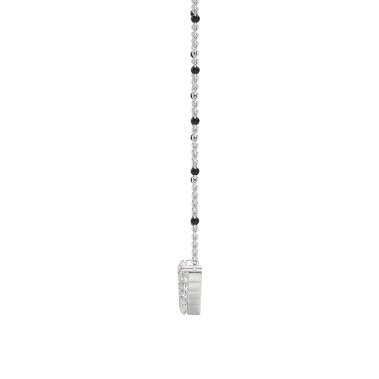 White Gold-Arya Lab Diamond Mangalsutra_view=SIDE
