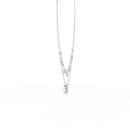 White Gold-Orion Necklace Lab Diamond_view=SIDE