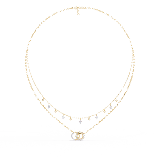 Yellow Gold-Orion Necklace Lab Diamond_view=FRONT