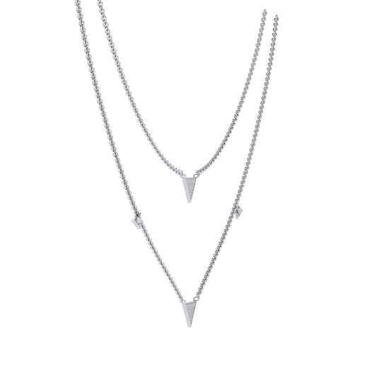 White Gold-Nova Necklace Lab Diamond_view=3DV
