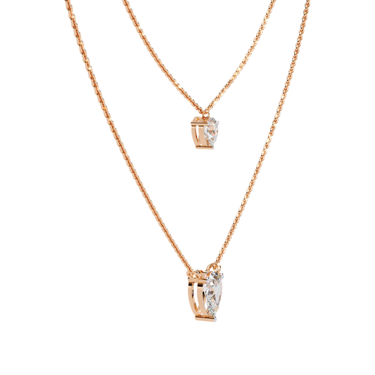 Pink Gold-Ruby Necklace Lab Diamond_view=3DV