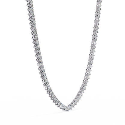 White Gold-Vega Tennis Lab-Grown Diamond Tennis Necklace_view=3DV