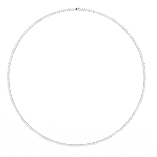 White Gold-Vega Tennis Lab-Grown Diamond Tennis Necklace_view=FRONT