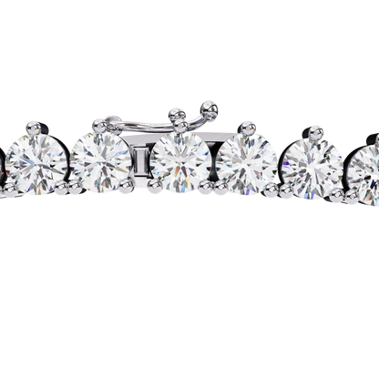 White Gold-Vega Tennis Lab-Grown Diamond Tennis Necklace_view=LOCK