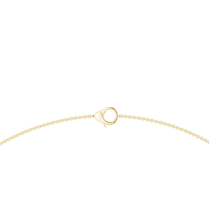 Yellow Gold-Castor Necklace Lab Diamond_view=LOCK