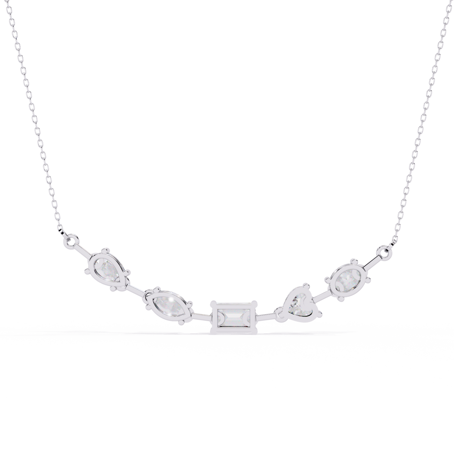 White Gold-Stella Pendant Lab Diamond_view=BACK