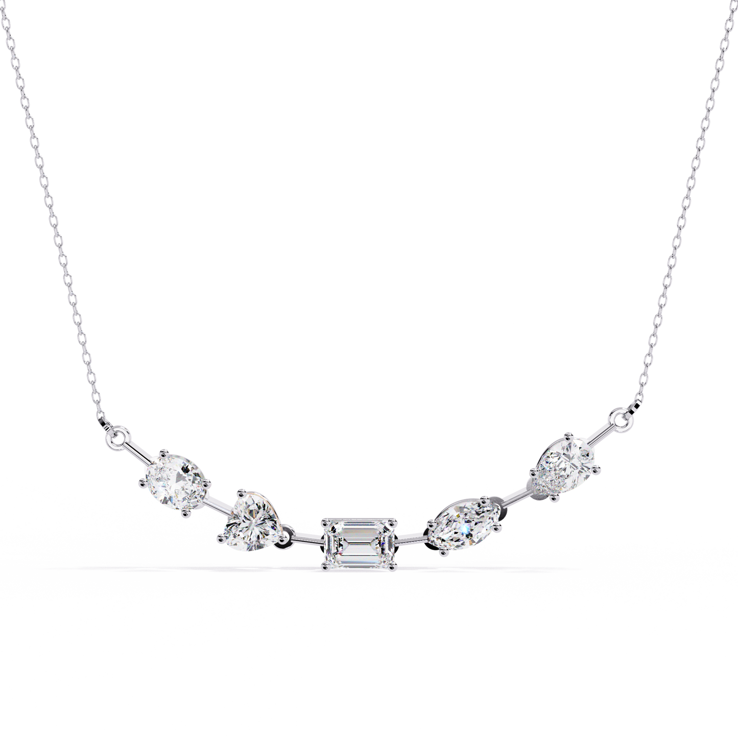 White Gold-Stella Pendant Lab Diamond_view=TOP