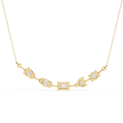 Yellow Gold-Stella Pendant Lab Diamond_view=BACK