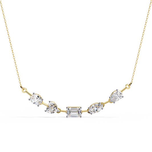 Yellow Gold-Stella Pendant Lab Diamond_view=TOP