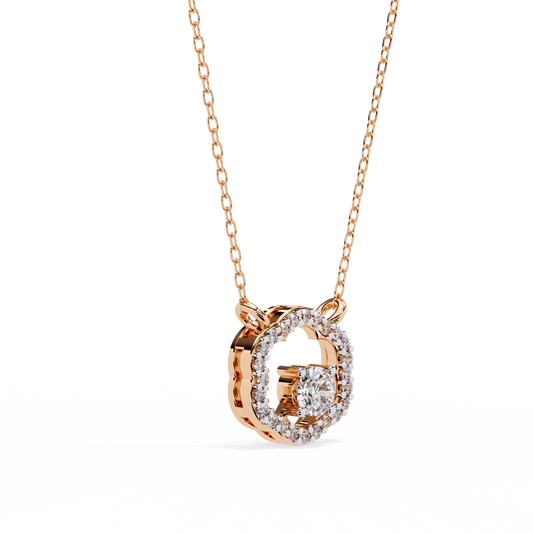 Pink Gold-Rigel Pendant Lab Diamond_view=3DV