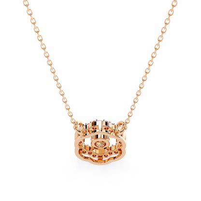 Pink Gold-Rigel Pendant Lab Diamond_view=BACK