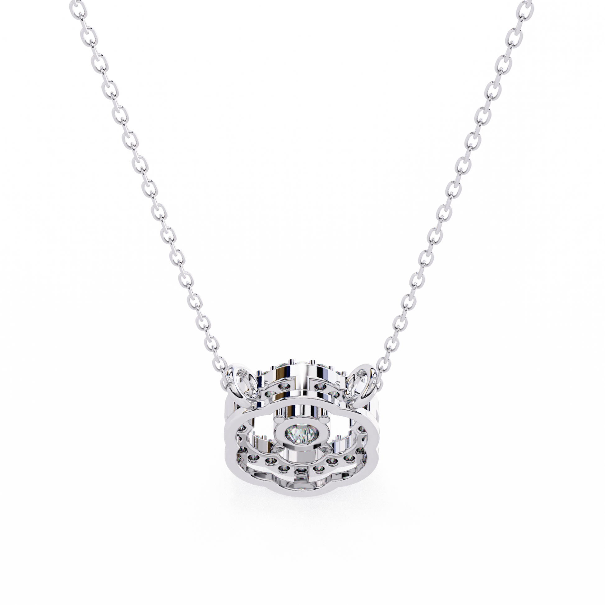 White Gold-Rigel Pendant Lab Diamond_view=BACK