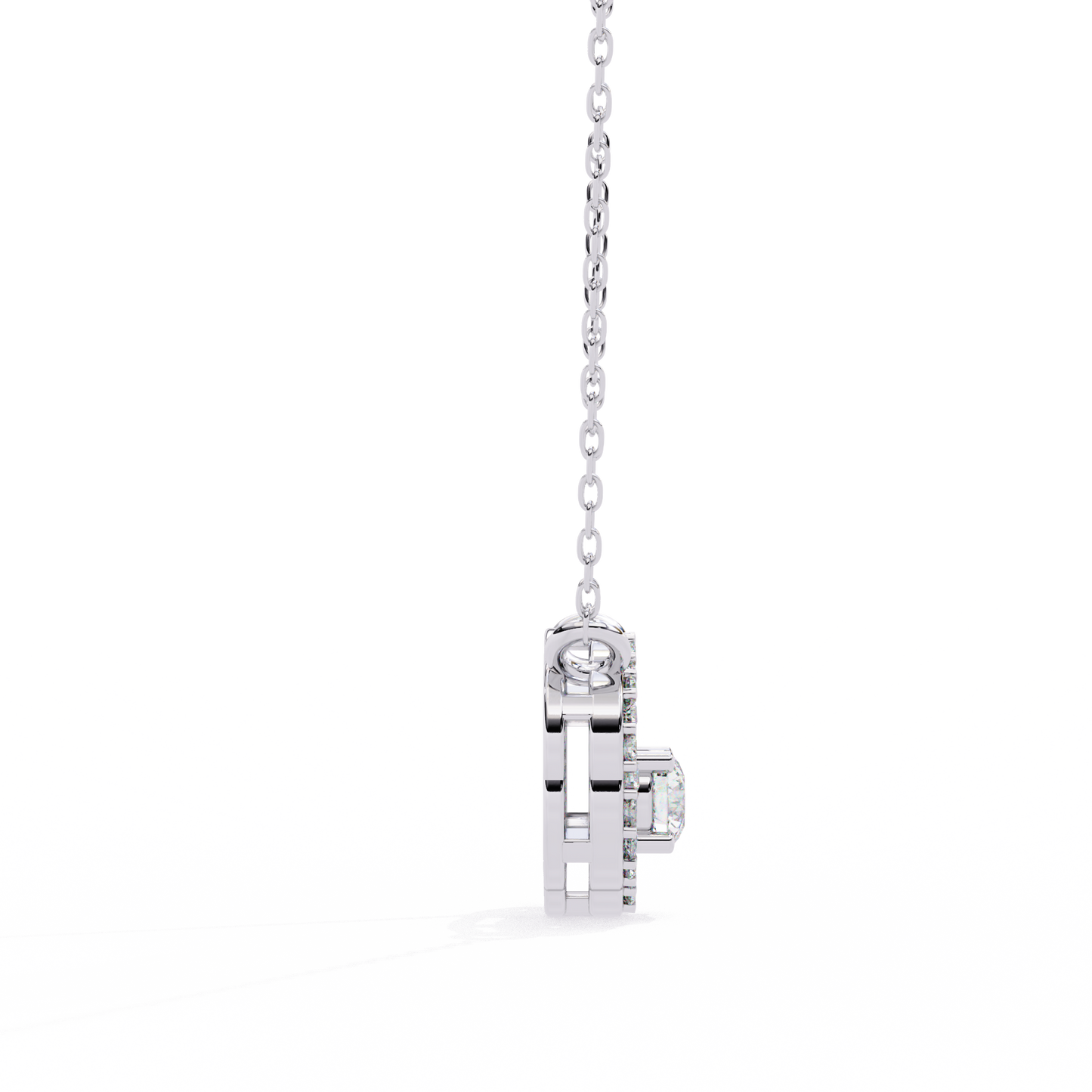 White Gold-Rigel Pendant Lab Diamond_view=SIDE