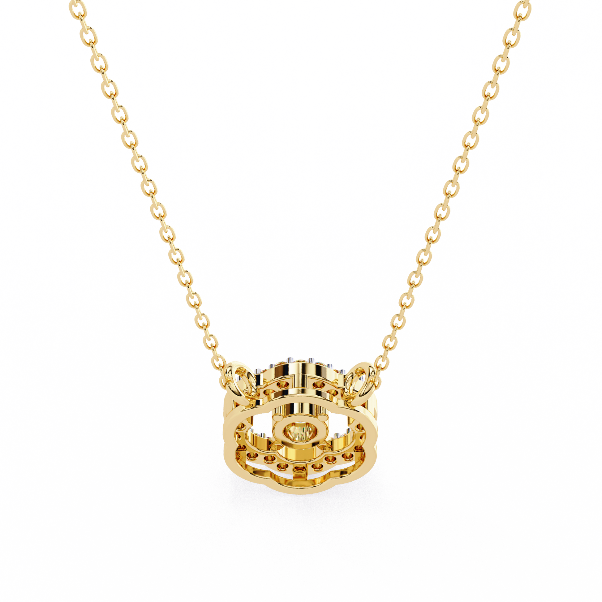 Yellow Gold-Rigel Pendant Lab Diamond_view=BACK