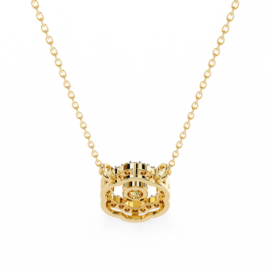 Yellow Gold-Rigel Pendant Lab Diamond_view=BACK