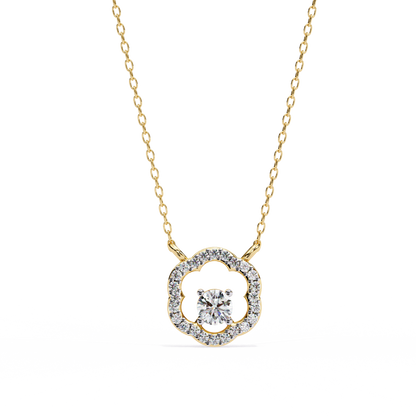 Yellow Gold-Rigel Pendant Lab Diamond_view=TOP