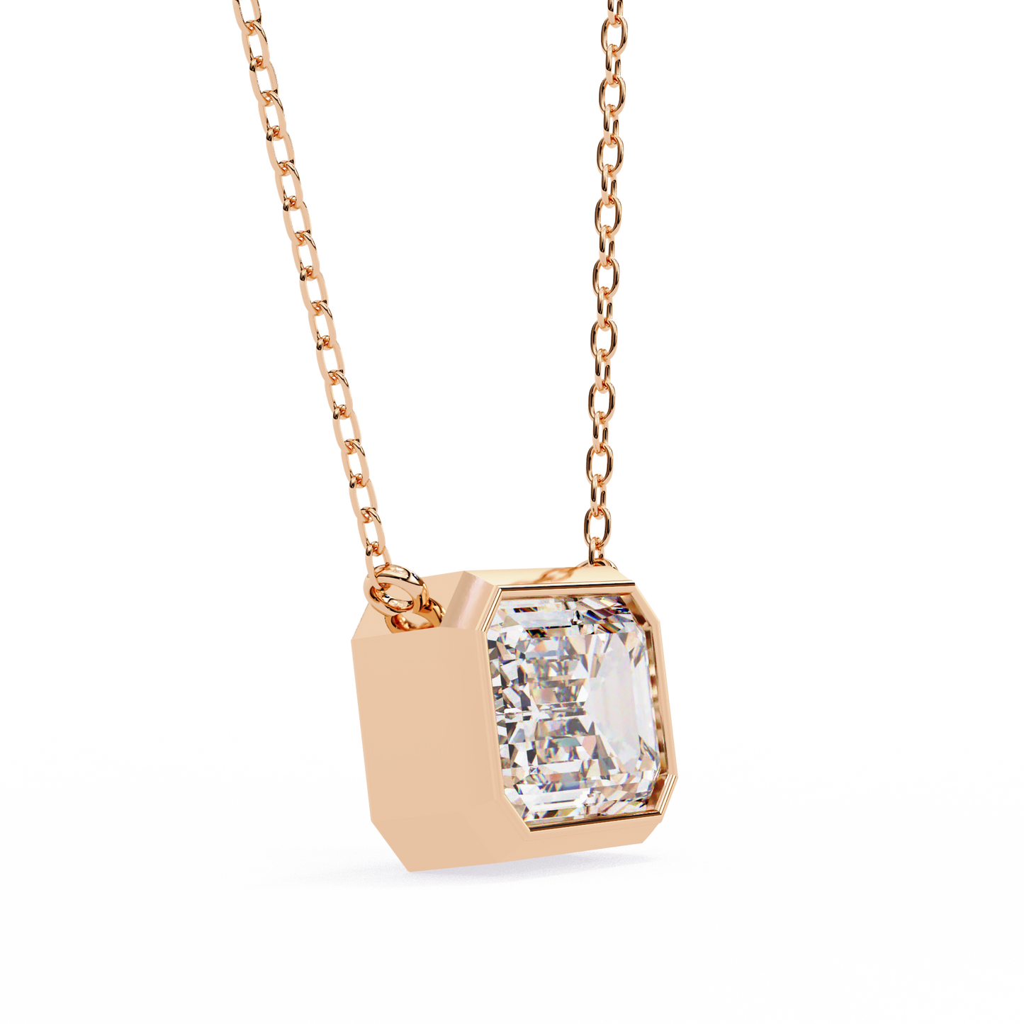 Pink Gold-Solstice Solitaire Pendant Lab Diamond_view=3DV