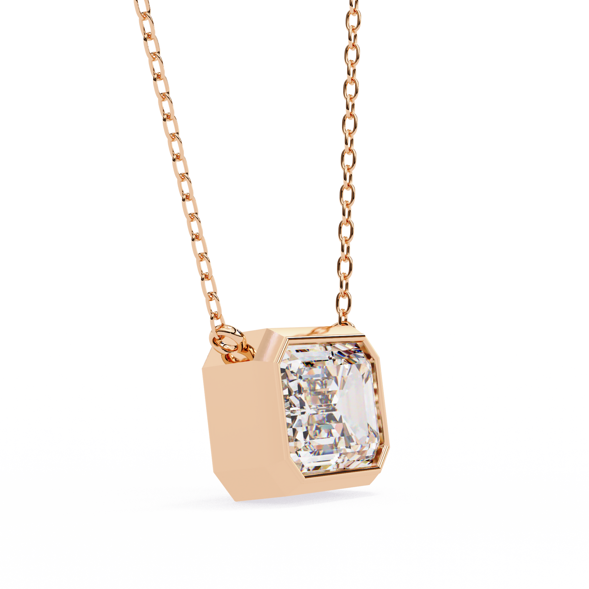 Pink Gold-Solstice Solitaire Pendant Lab Diamond_view=3DV
