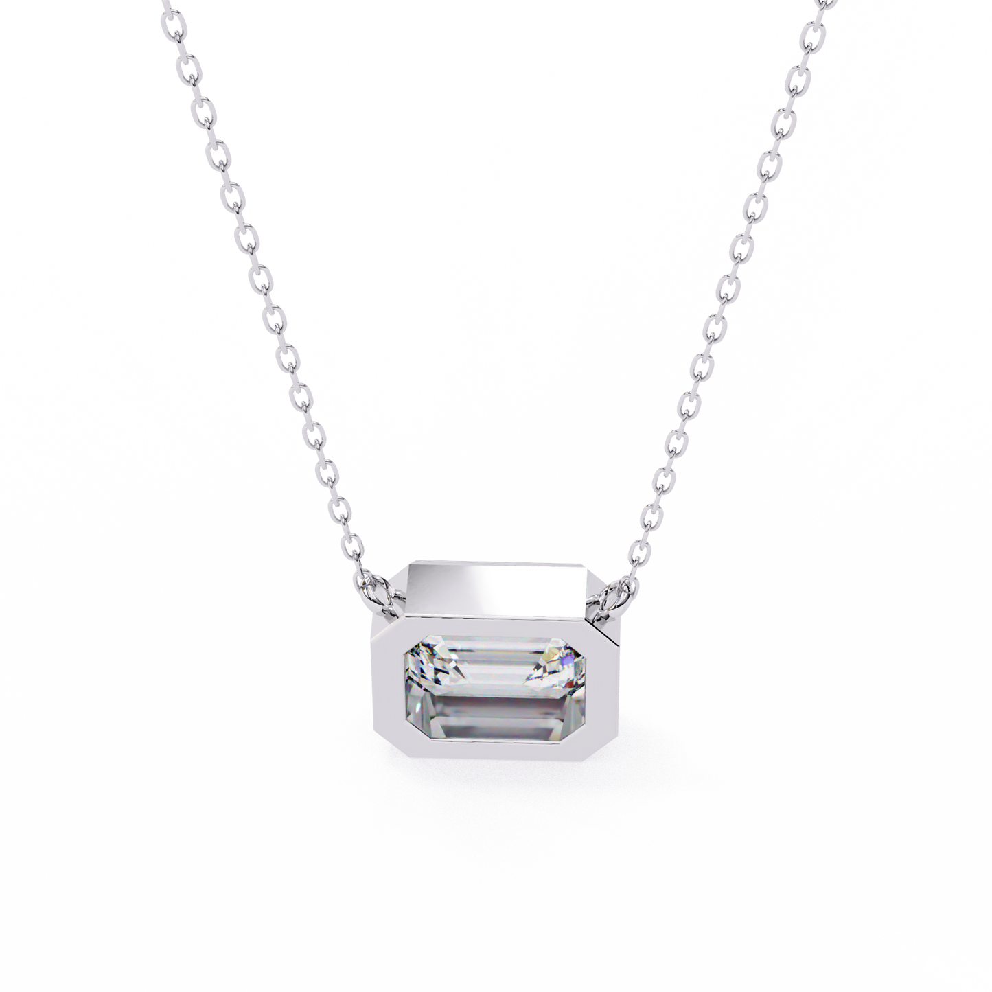 White Gold-Solstice Solitaire Pendant Lab Diamond_view=BACK