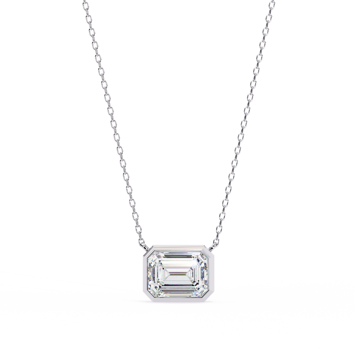 White Gold-Solstice Solitaire Pendant Lab Diamond_view=TOP