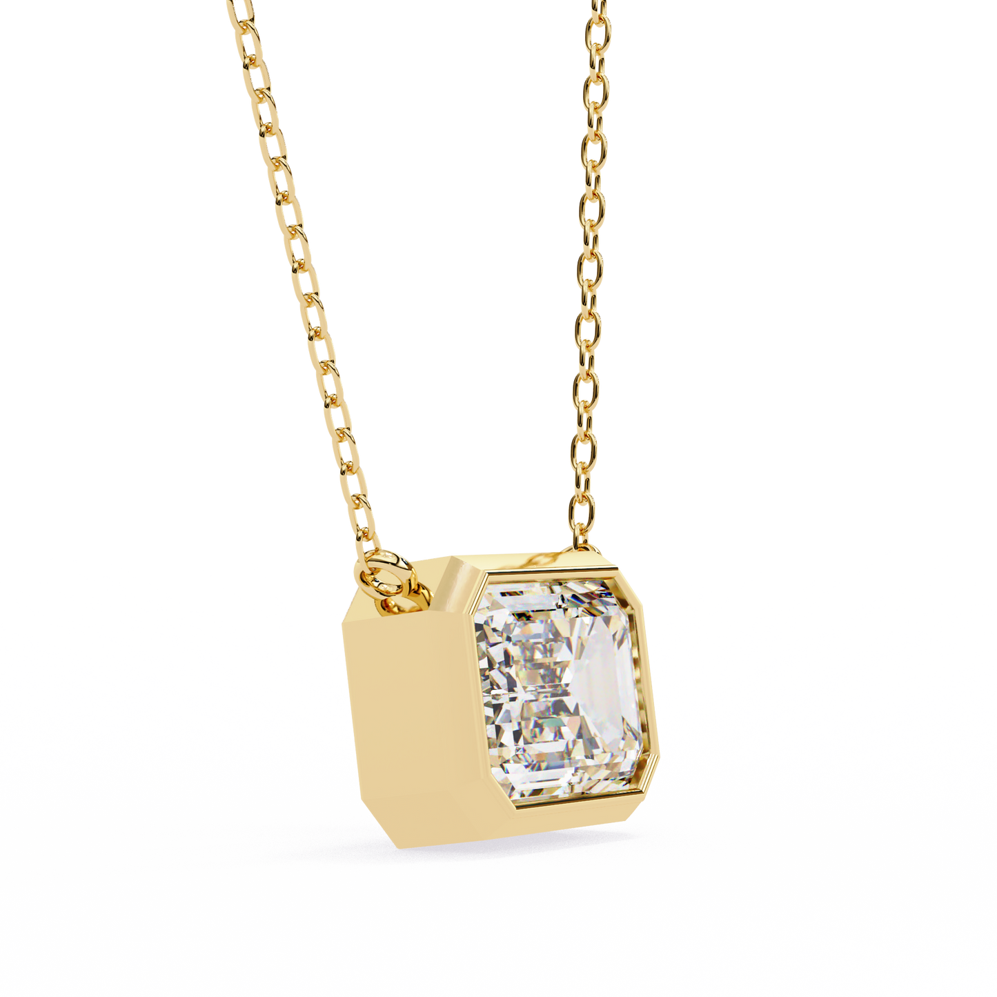 Yellow Gold-Solstice Solitaire Pendant Lab Diamond_view=3DV