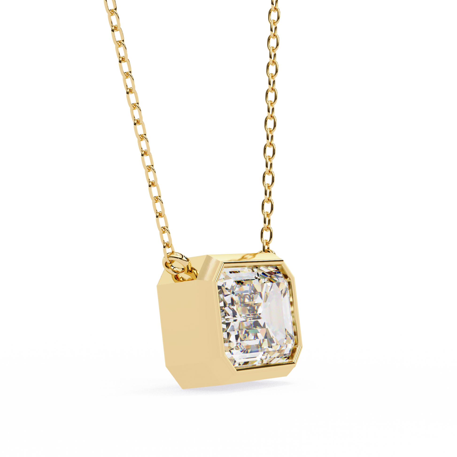Yellow Gold-Solstice Solitaire Pendant Lab Diamond_view=3DV