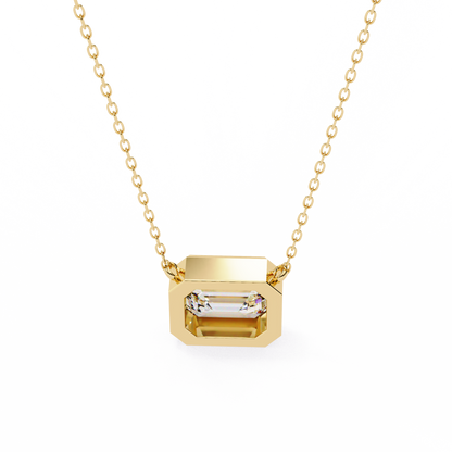 Yellow Gold-Solstice Solitaire Pendant Lab Diamond_view=BACK