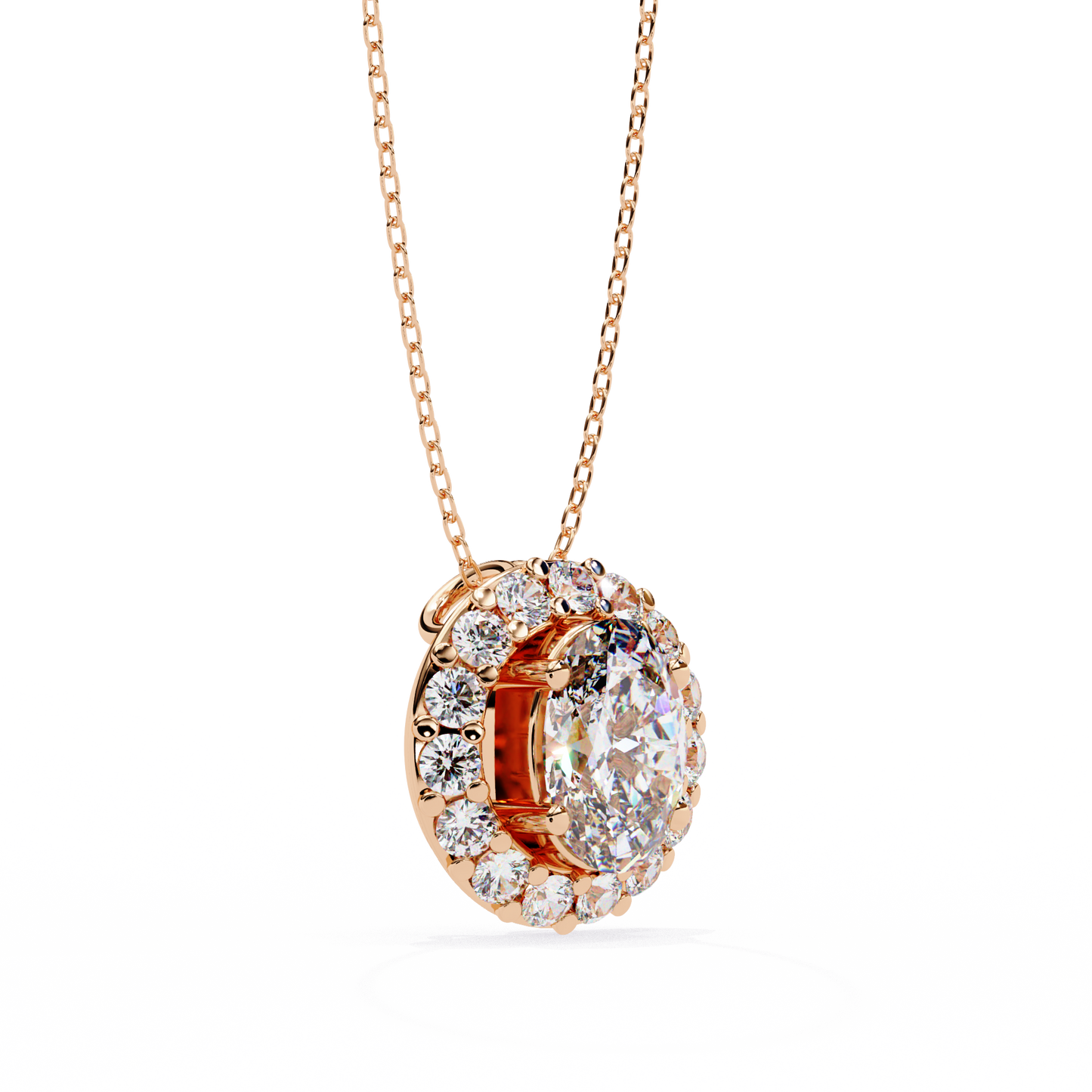 Pink Gold-Astral Solitaire Pendant Lab Diamond_view=3DV