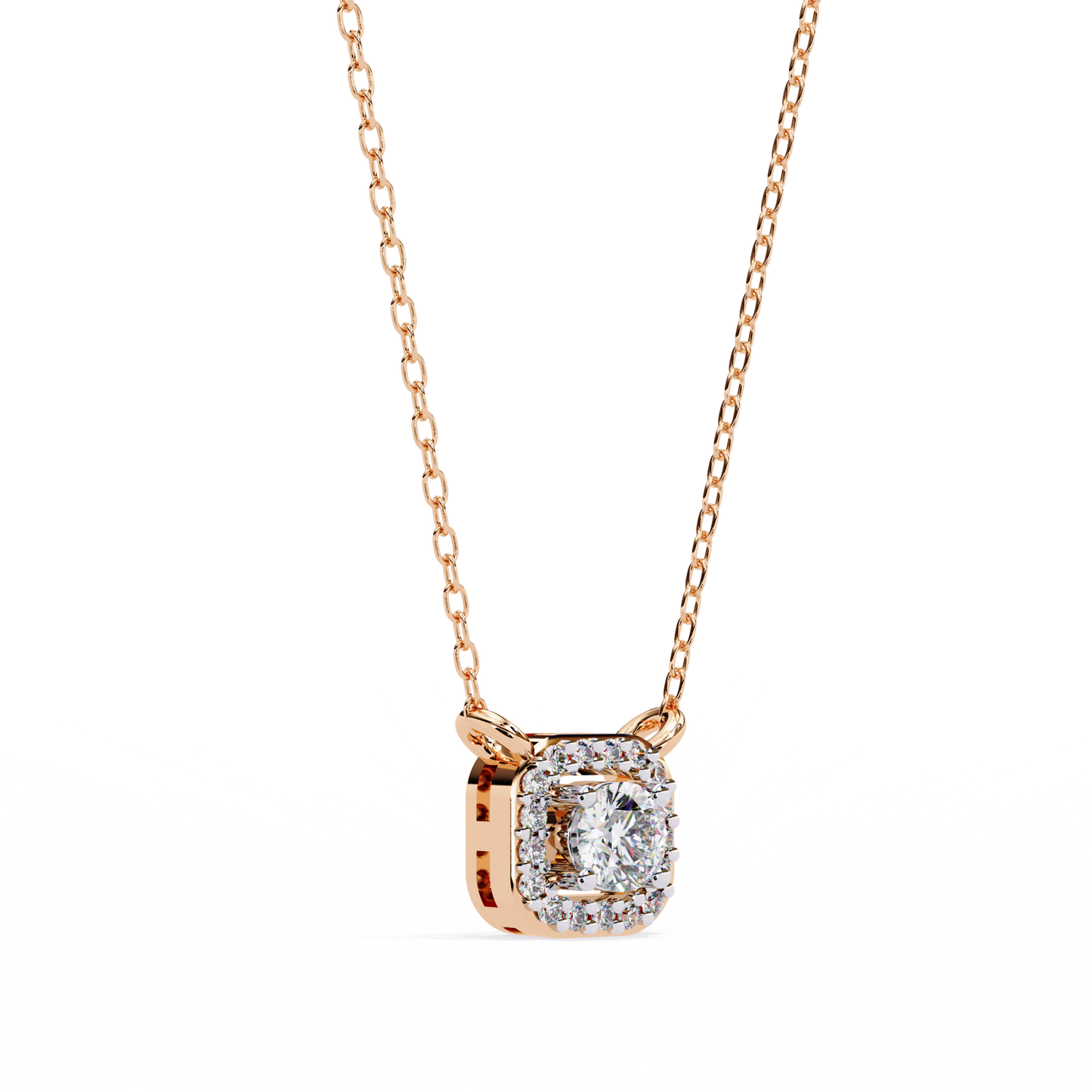 Pink Gold-Jade Solitaire Pendant Lab Diamond_view=3DV