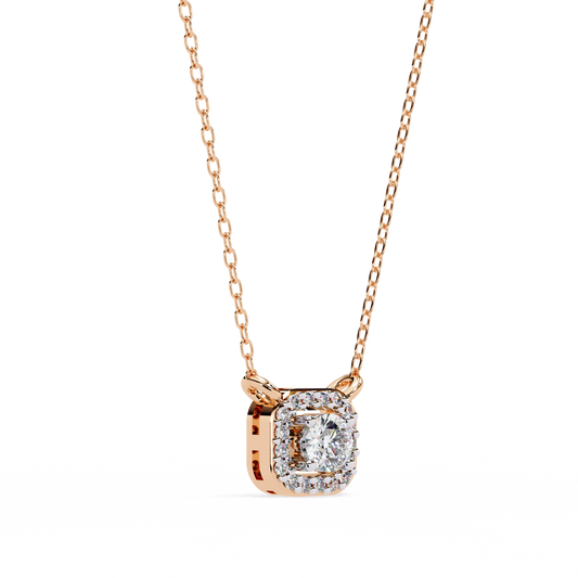 Pink Gold-Jade Solitaire Pendant Lab Diamond_view=3DV