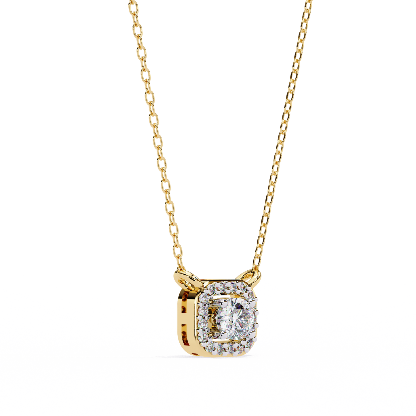 Yellow Gold-Jade Solitaire Pendant Lab Diamond_view=3DV