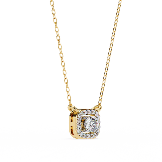 Yellow Gold-Jade Solitaire Pendant Lab Diamond_view=3DV