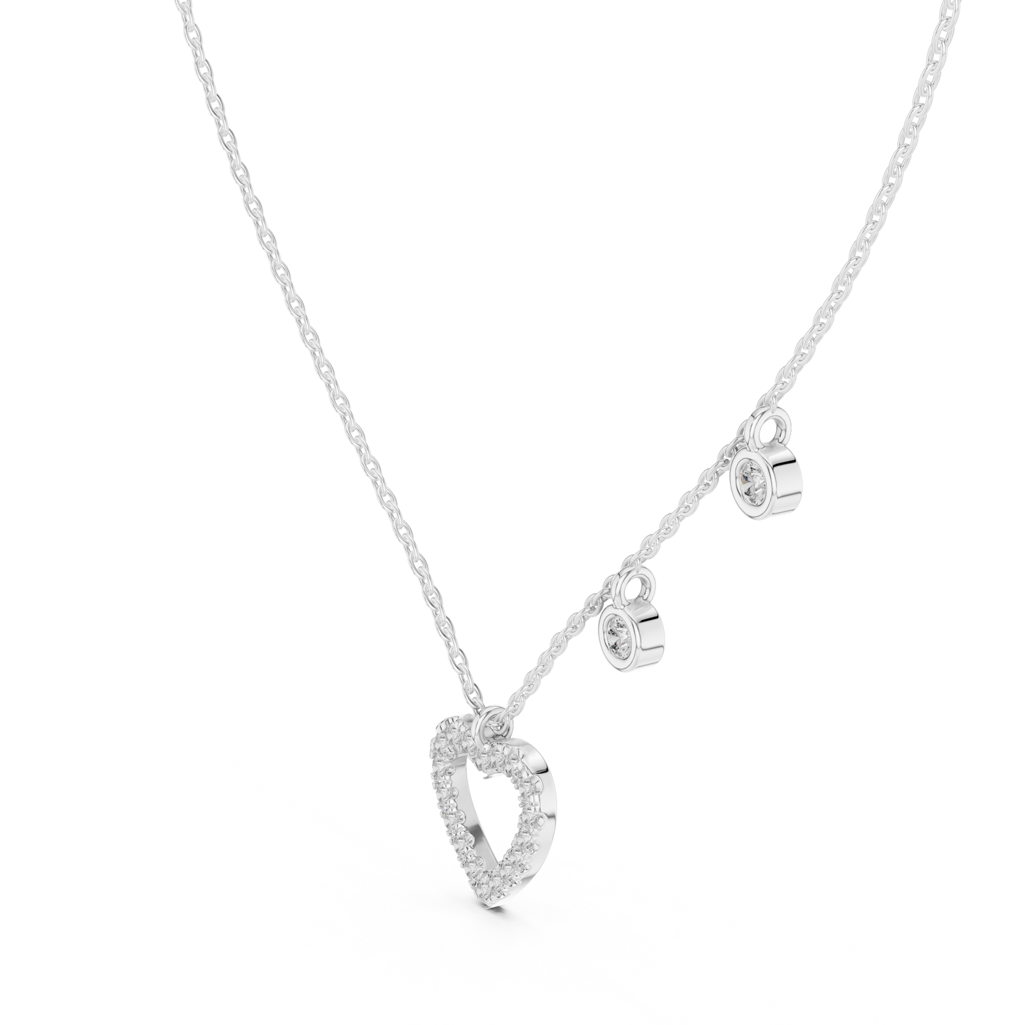 White Gold-Aries Pendant Lab Diamond_view=3DV