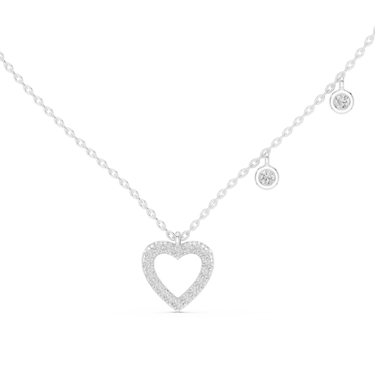 White Gold-Aries Pendant Lab Diamond_view=TOP