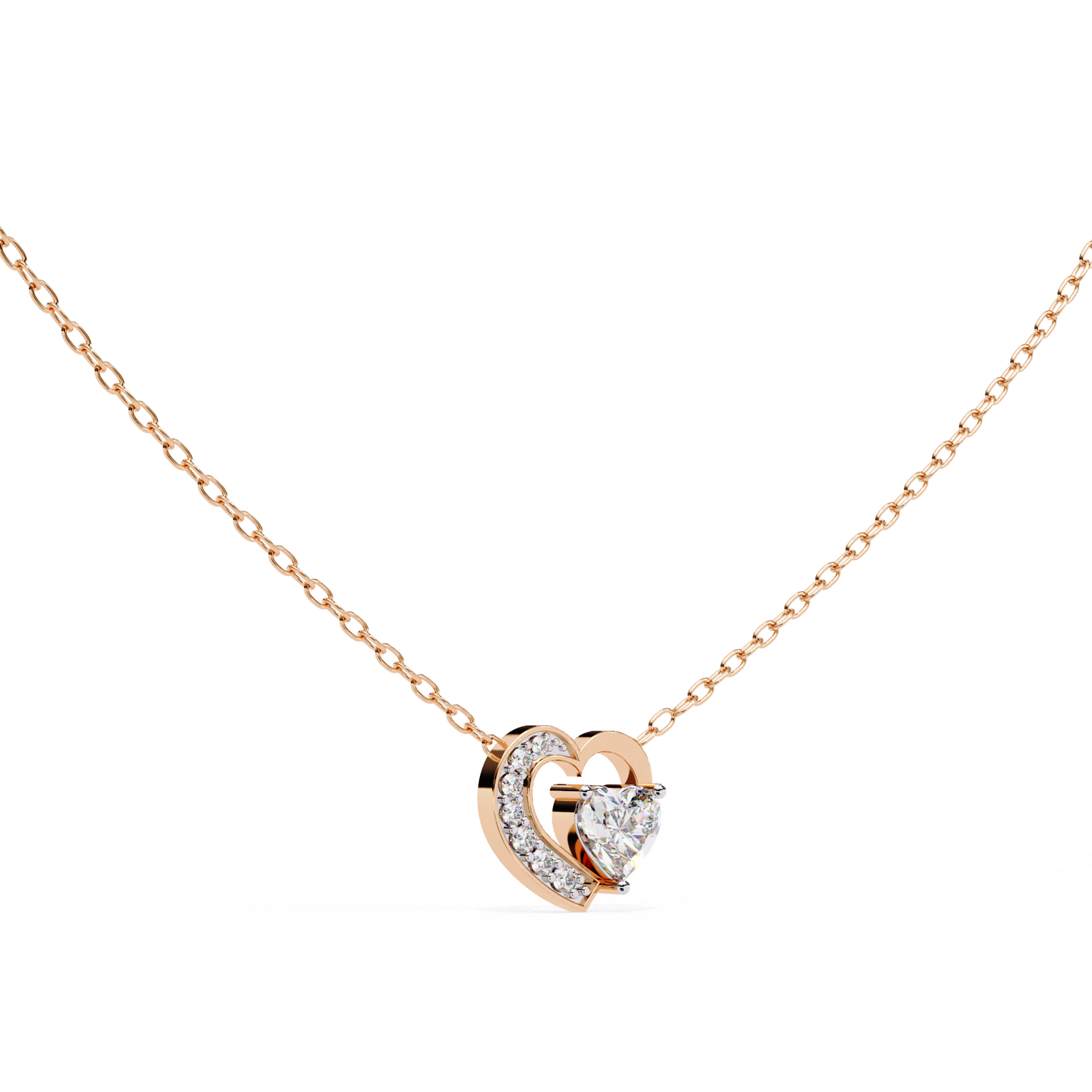 Pink Gold-Capella Pendant Lab Diamond_view=3DV