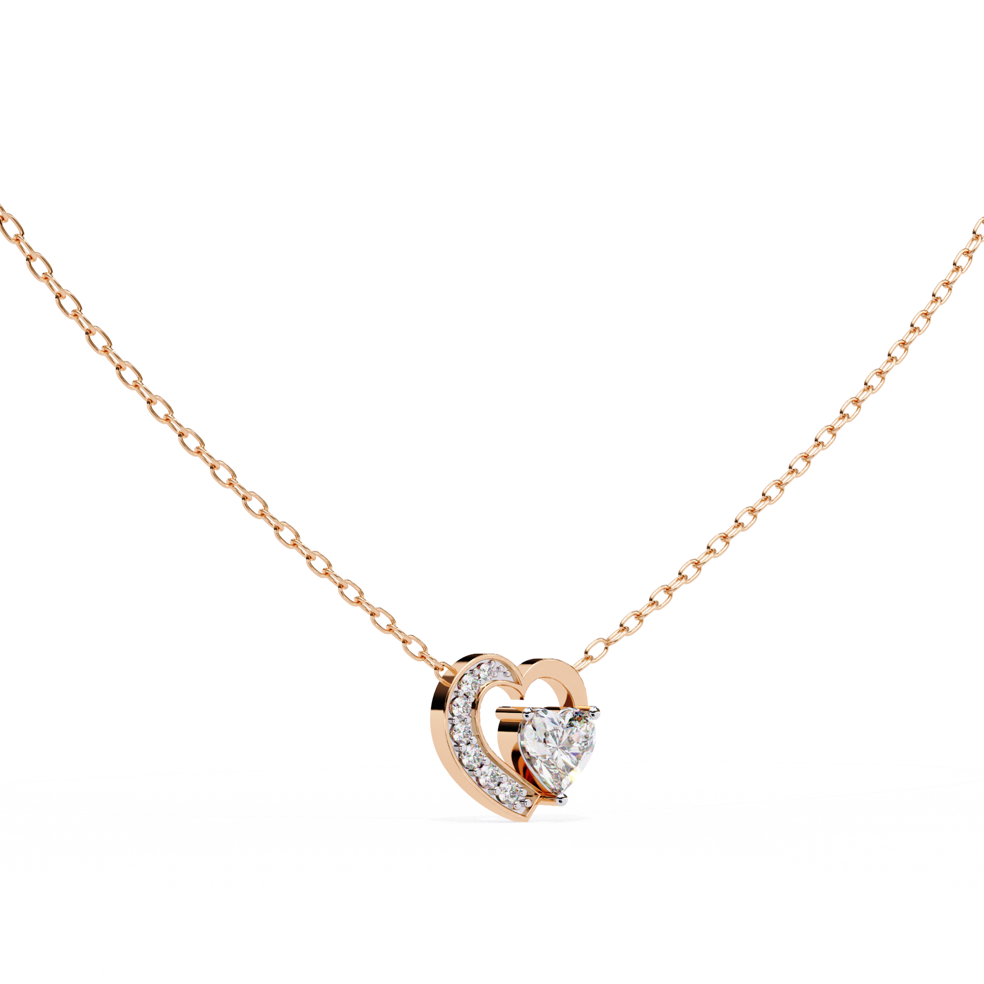 Pink Gold-Capella Pendant Lab Diamond_view=3DV
