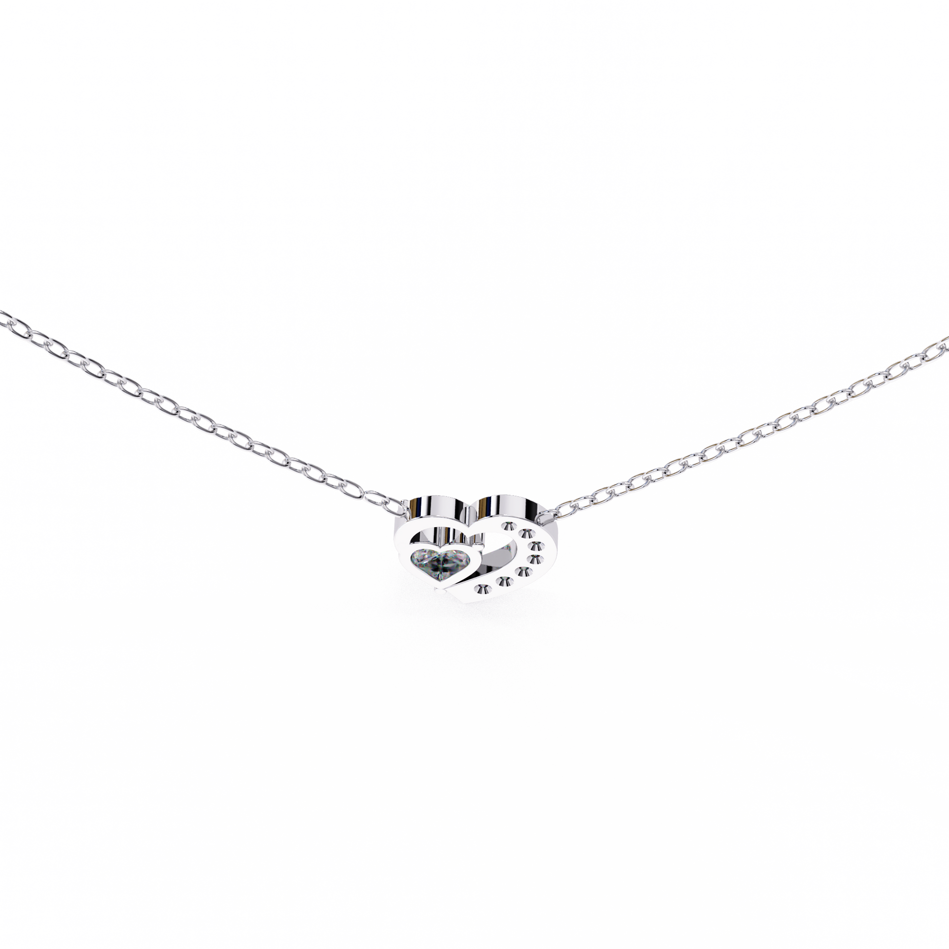 White Gold-Capella Pendant Lab Diamond_view=BACK