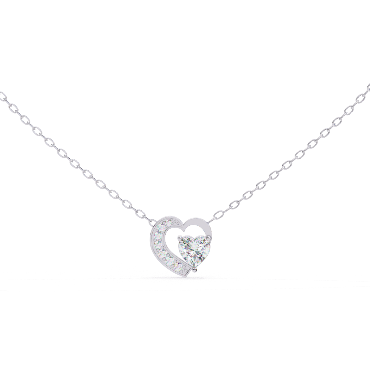 White Gold-Capella Pendant Lab Diamond_view=TOP