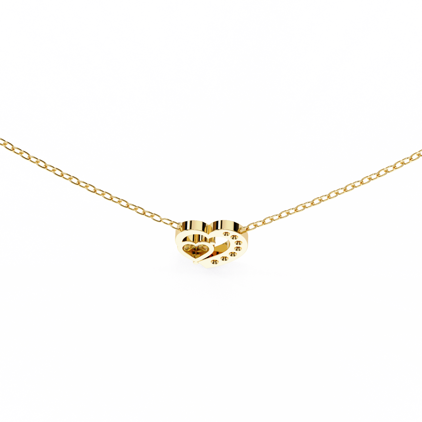 Yellow Gold-Capella Pendant Lab Diamond_view=BACK