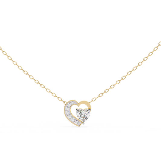 Yellow Gold-Capella Pendant Lab Diamond_view=TOP