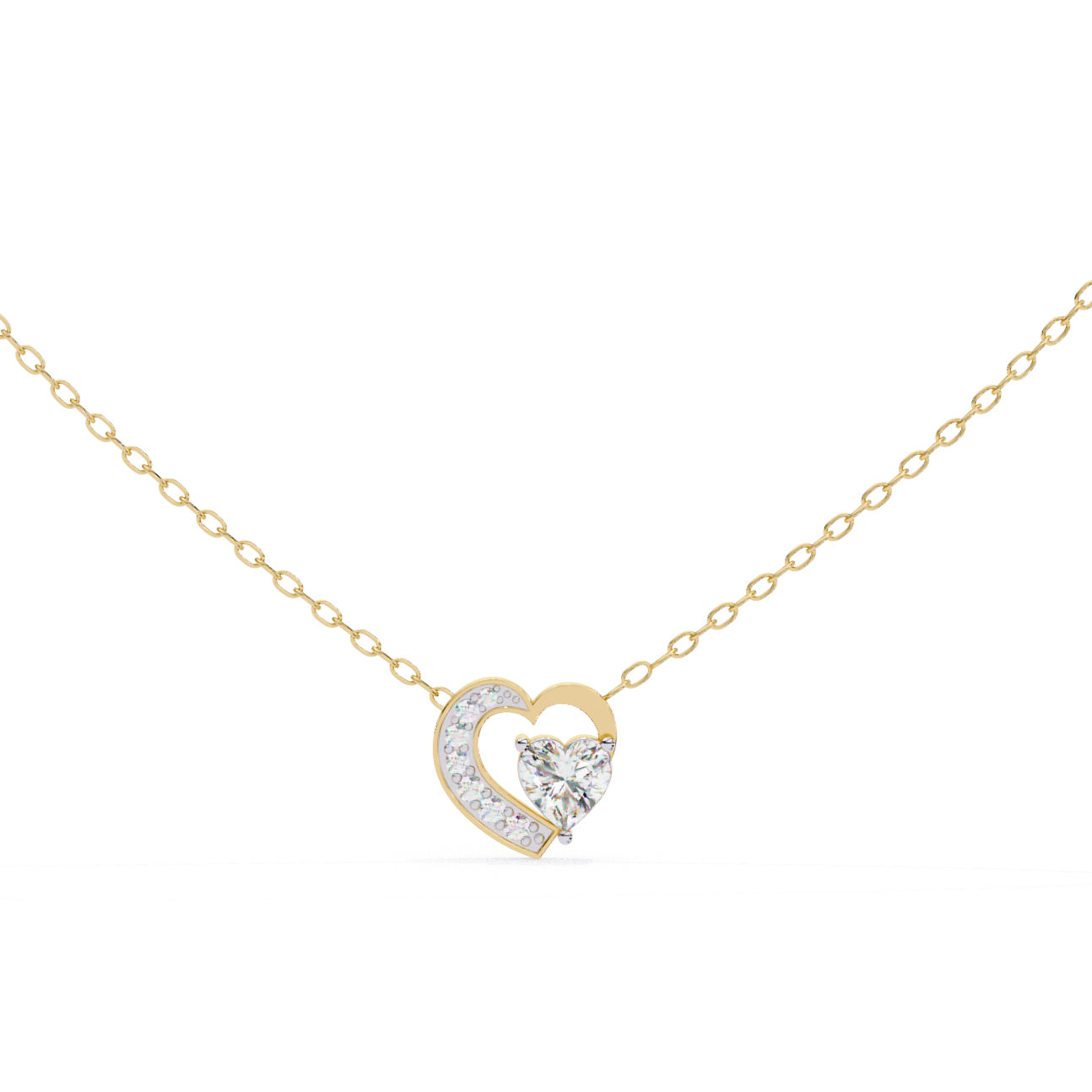 Yellow Gold-Capella Pendant Lab Diamond_view=TOP
