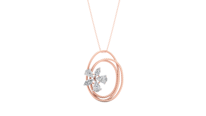 Pink Gold-Ethereal Lab-Grown Diamond Pendant_view=TOP