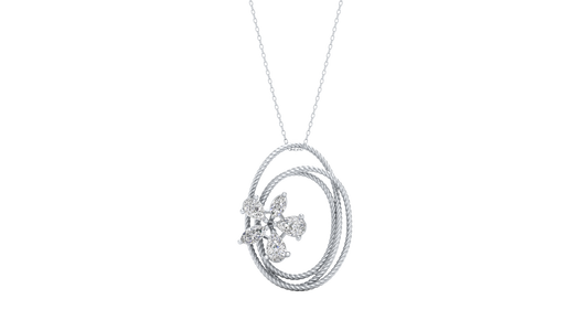 White Gold-Ethereal Lab-Grown Diamond Pendant_view=TOP