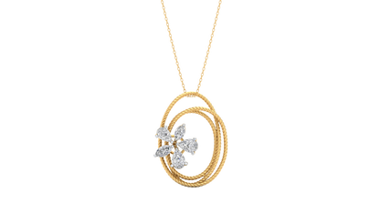 Yellow Gold-Ethereal Lab-Grown Diamond Pendant_view=TOP