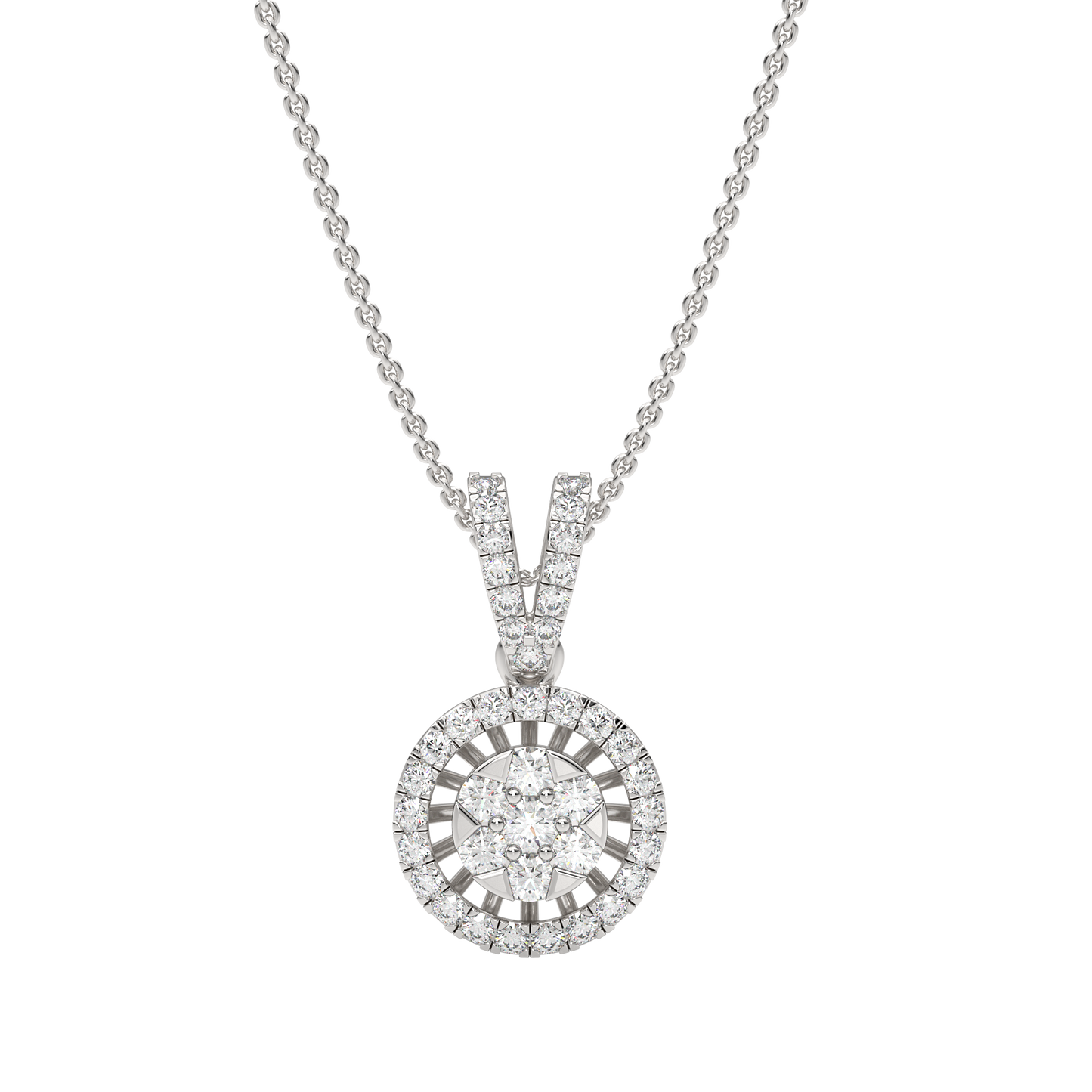 White Gold-Celestial Arc Contemporary Lab-Grown Diamond Pendant_view=TOP