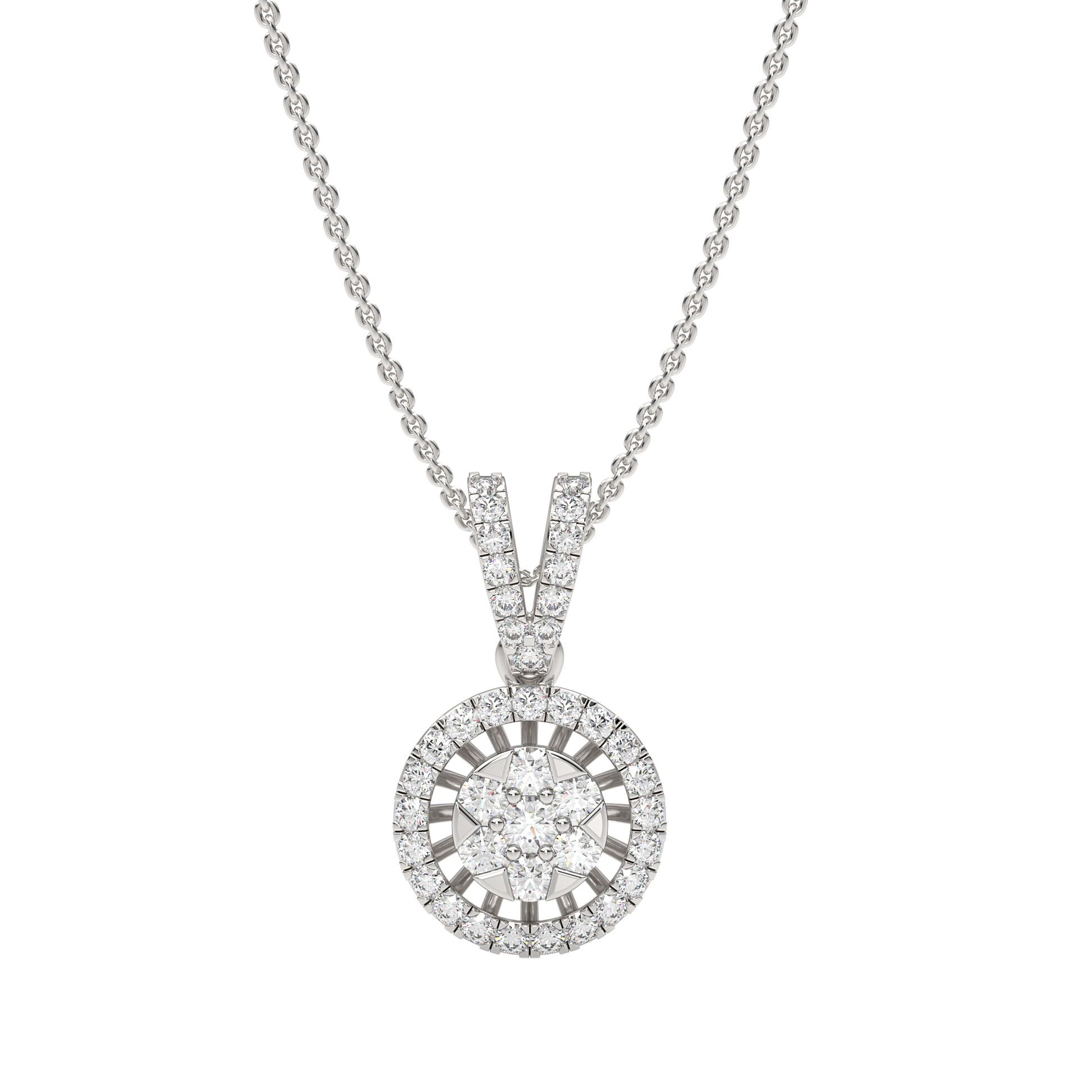 White Gold-Celestial Arc Contemporary Lab-Grown Diamond Pendant_view=TOP