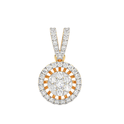 Yellow Gold-Celestial Arc Contemporary Lab-Grown Diamond Pendant_view=FRONT