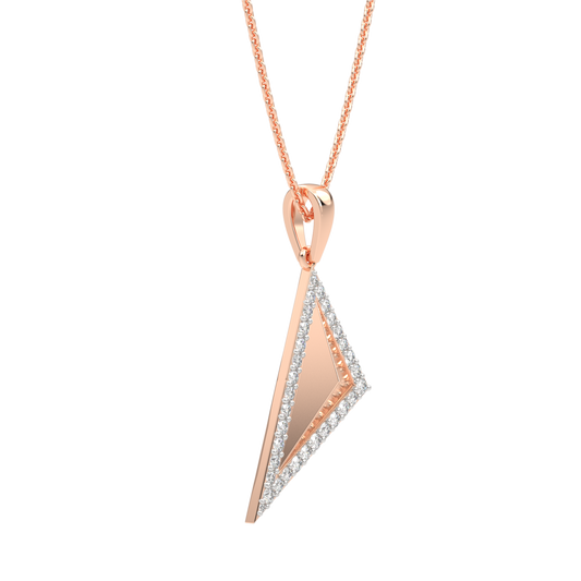 Pink Gold-Aurora Lab-Grown Diamond Pendant_view=3DV
